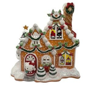 NWT Hello Kitty LARGE Christmas Holiday Tea Light House